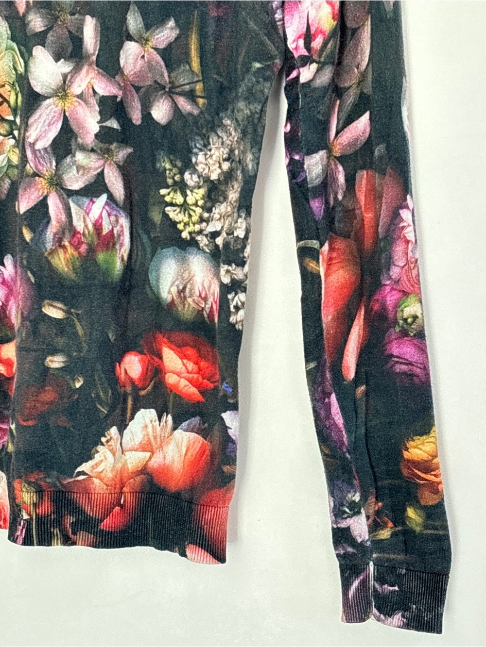 TED BAKER London Women Noline Shadow Floral Print Sweater Eu3 Fits Small/Medium - Picture 7 of 16